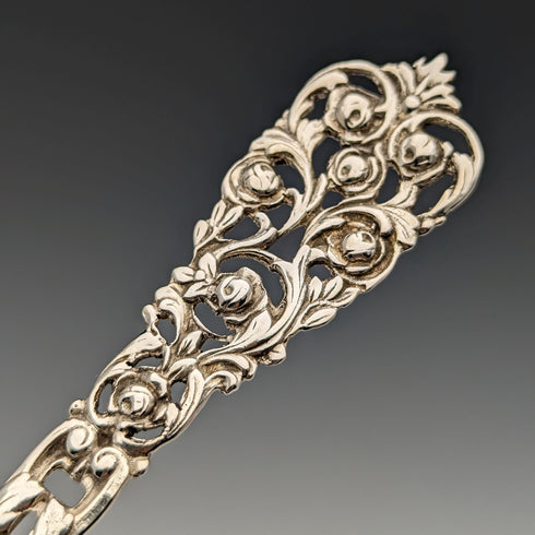 1946 年瑞典製造 830 銀耳環裝飾糕點服務器 GEWE